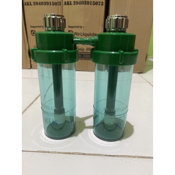 Botol humidifer buat regulator / flowmeter / botol regulator oksigen