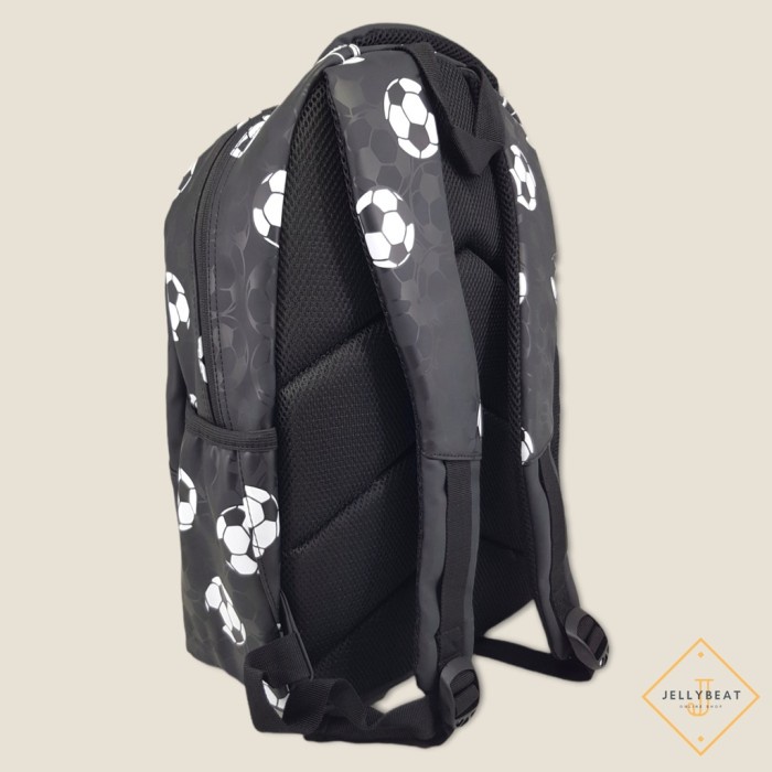 New Tas Ransel Import Smiggle - Senior Black Goal Bola