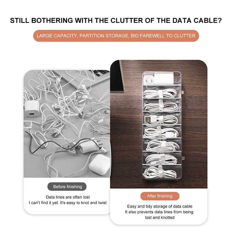 BNBS Kotak Kabel Organizer Cable Storage Box 8 Slot - BN-246 ( Mughnii )