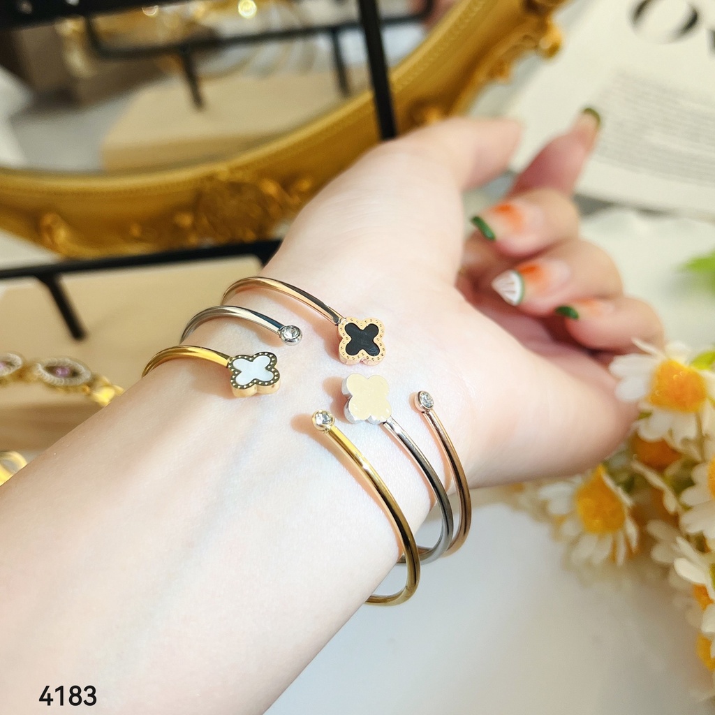 Gelang Titanium Set 3 Permata Perhiasan Fashion 115/4183