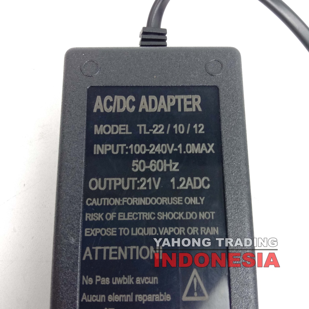 Adapter / Charger 21V Adaptor Mesin Bor Impact Gerinda