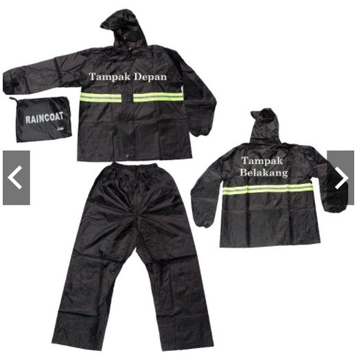 [FREE TAS] JAS HUJAN SETELAN DEWASA PARASUT ANTI REMBES RAINCOAT LASIKA