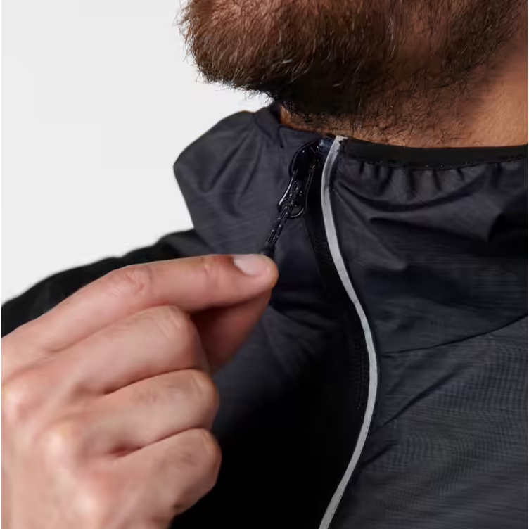 KALENJI Jaket Olahraga Lari Pria Dengan Hoodie Beritsleting Anti Air