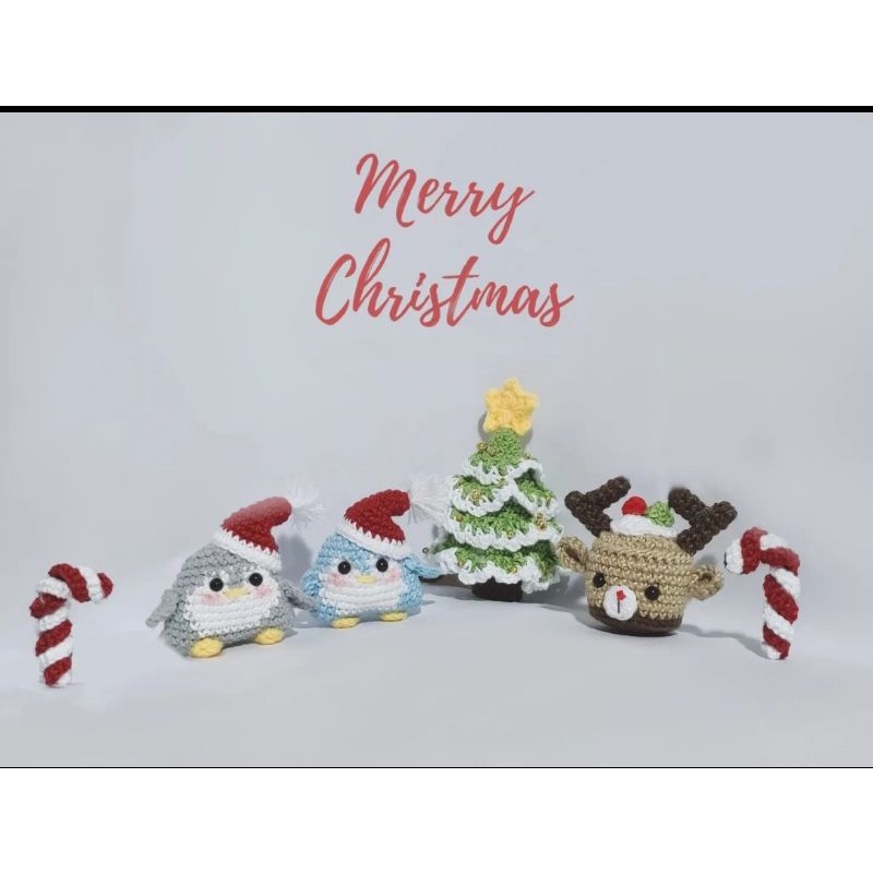 Christmas Keychain / Gantungan Natal / Amigurumi Natal / Hadiah Unik