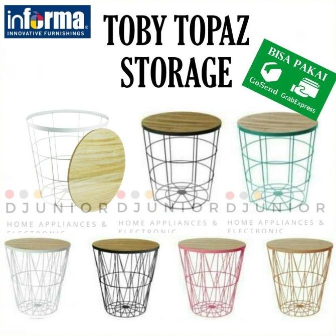 TOPAZ TOBY TIERRA MEJA TAMU INFORMA PROMO G6846HGR5T
