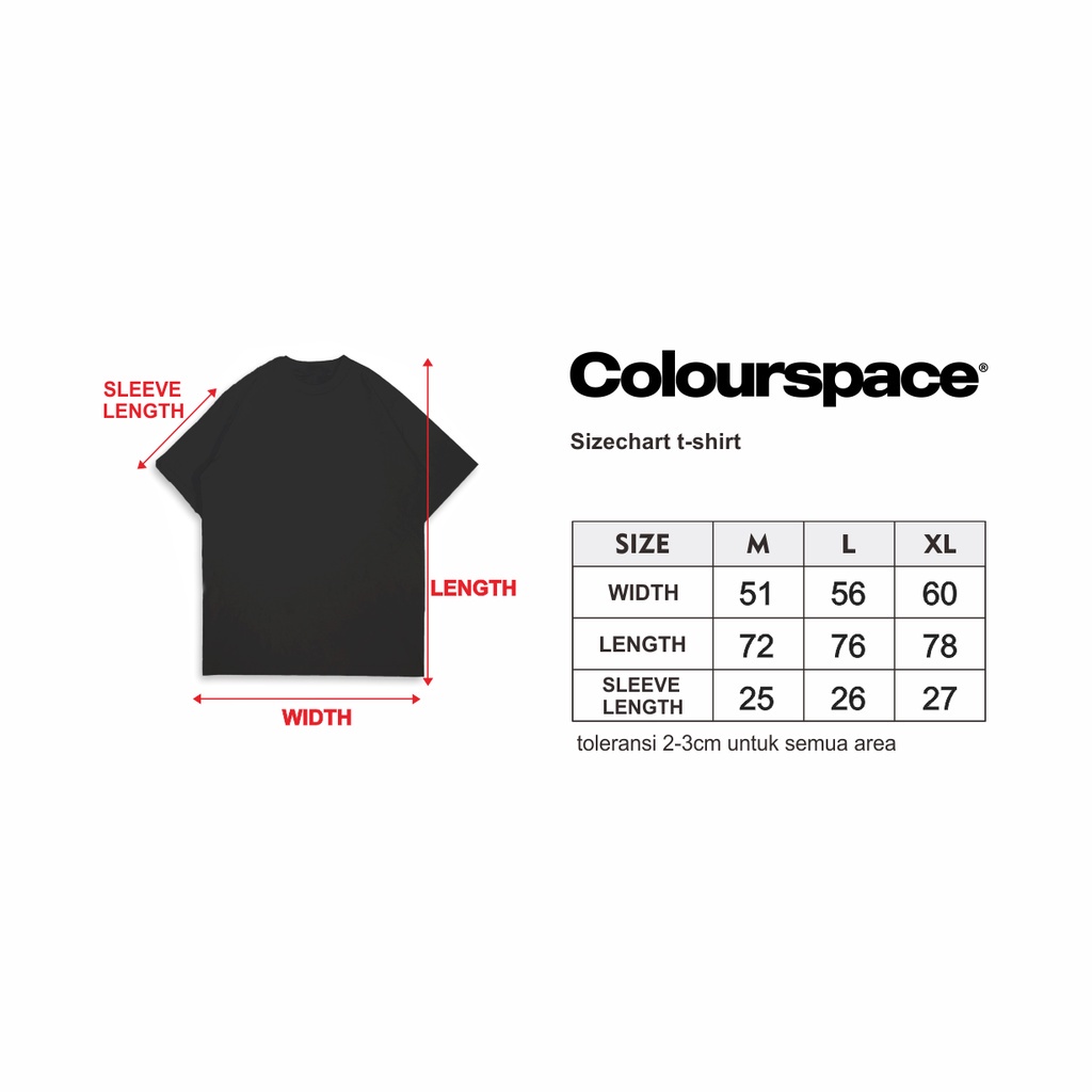 Colourspace Kaos Oversize Sustain Heavy Cotton TO 037 White