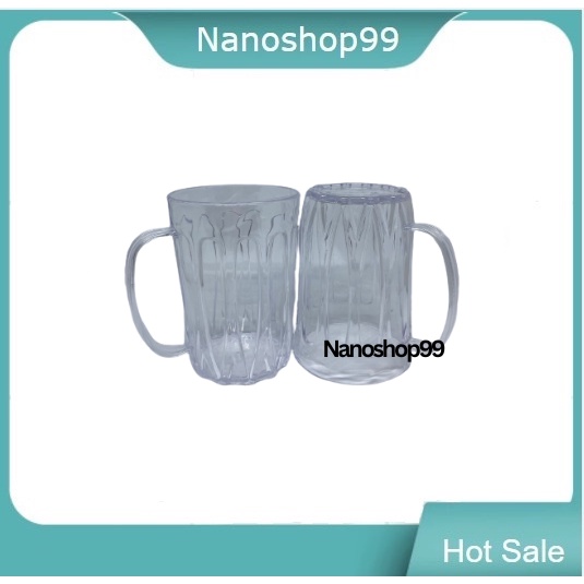 Mug Honey  / Gelas Plastik Bening / Gelas Akrilik / Mug Plastik / NANOSHOP99