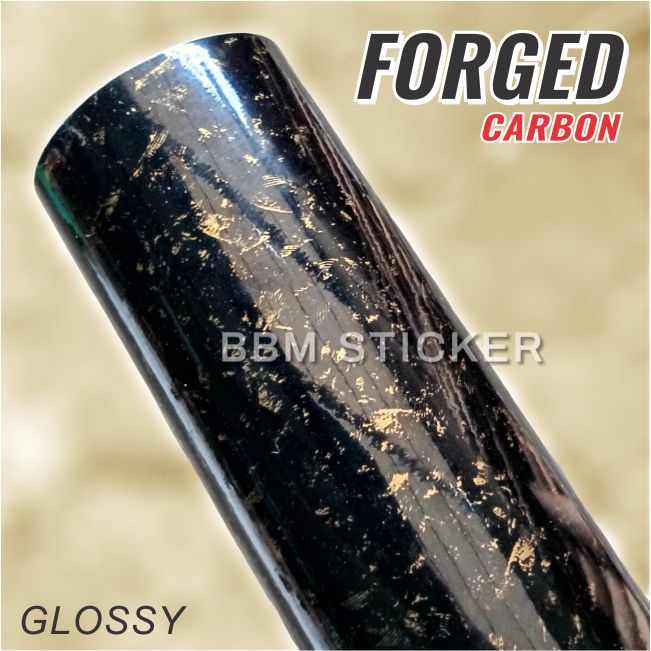 Stiker Skotlet Carbon Forged Scotlite Carbon Motor 3D 4D 6D karbon hitam forget glosy