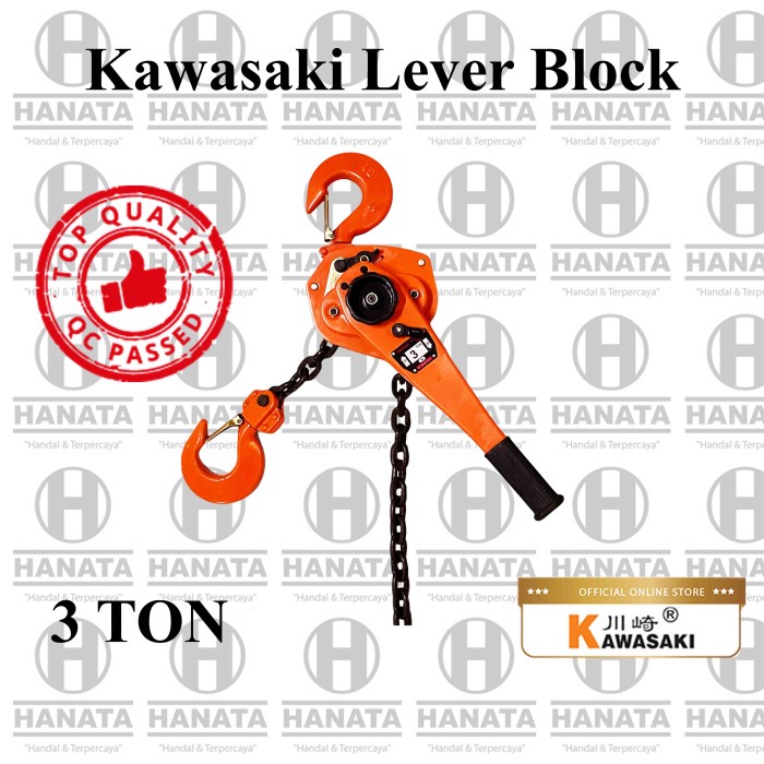 Kawasaki Lever Block 3.00 T x 1.5 M (GARANSI 1 TAHUN)