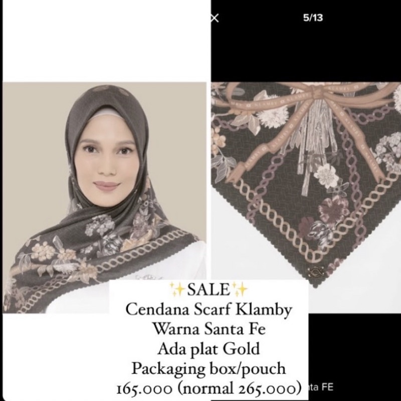SALE 12 12 Wearing Klamby Cendana Scarf