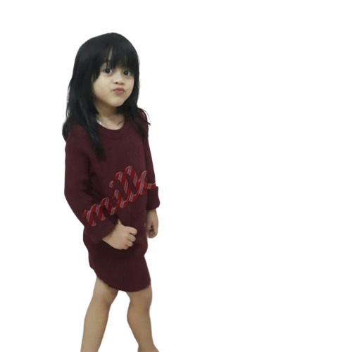 Zahra Dress Anak Perempuan Adila Dress Bahan Rajut | Pakaian Anak Lucu Umur 1-4 Tahun