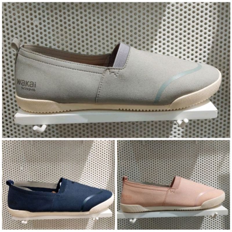 Sepatu Slip On Wakai Ukiyo (Wanita Pria) Original