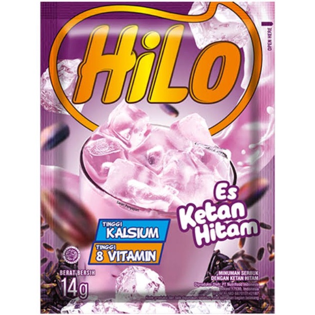 

HILO SUSU BUBUK RASA ES KETAN HITAM HILO 1 RENTENG ISI 10 SACHET