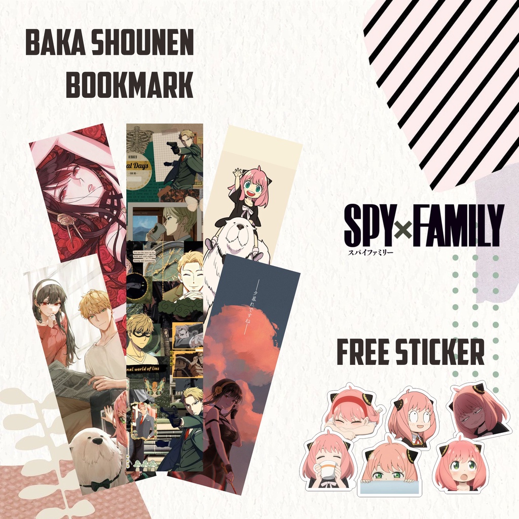

BOOKMARK / PEMBATAS BUKU SPY X FAMILY {Baka Shounen}