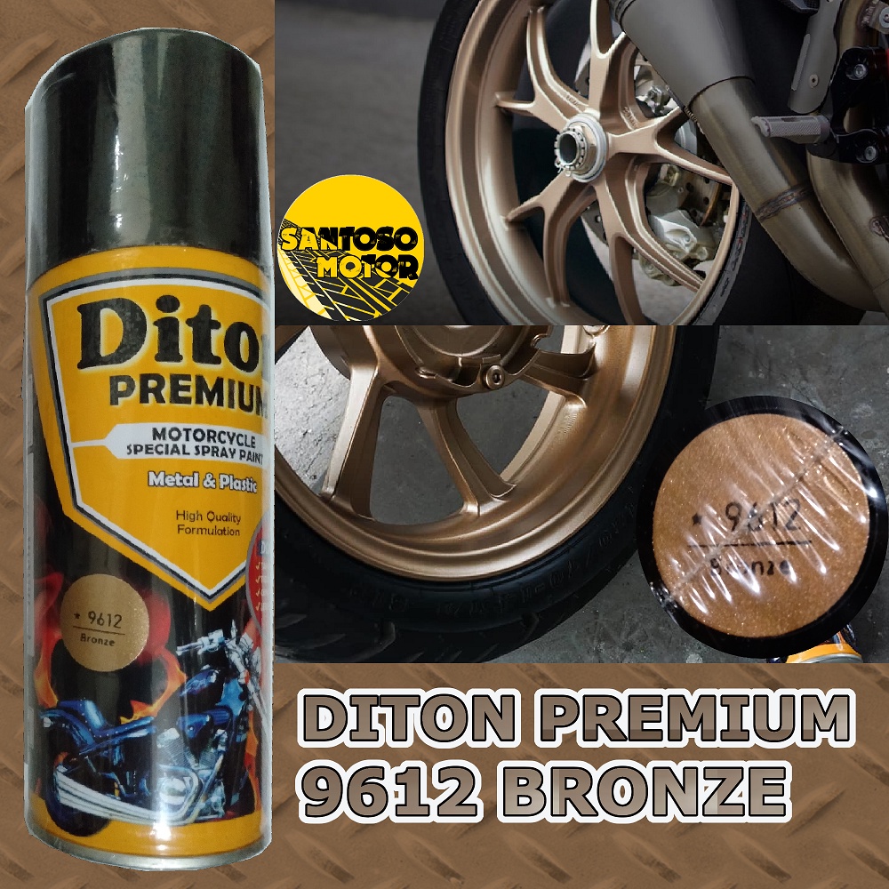 Cat Diton Premium 9612 Bronze Cat Semprot Velg Motor Helm