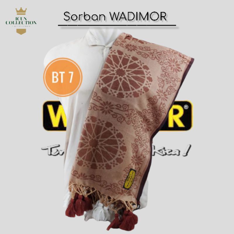 sorban wadimor jumbo bahan tebal halus dan lembut