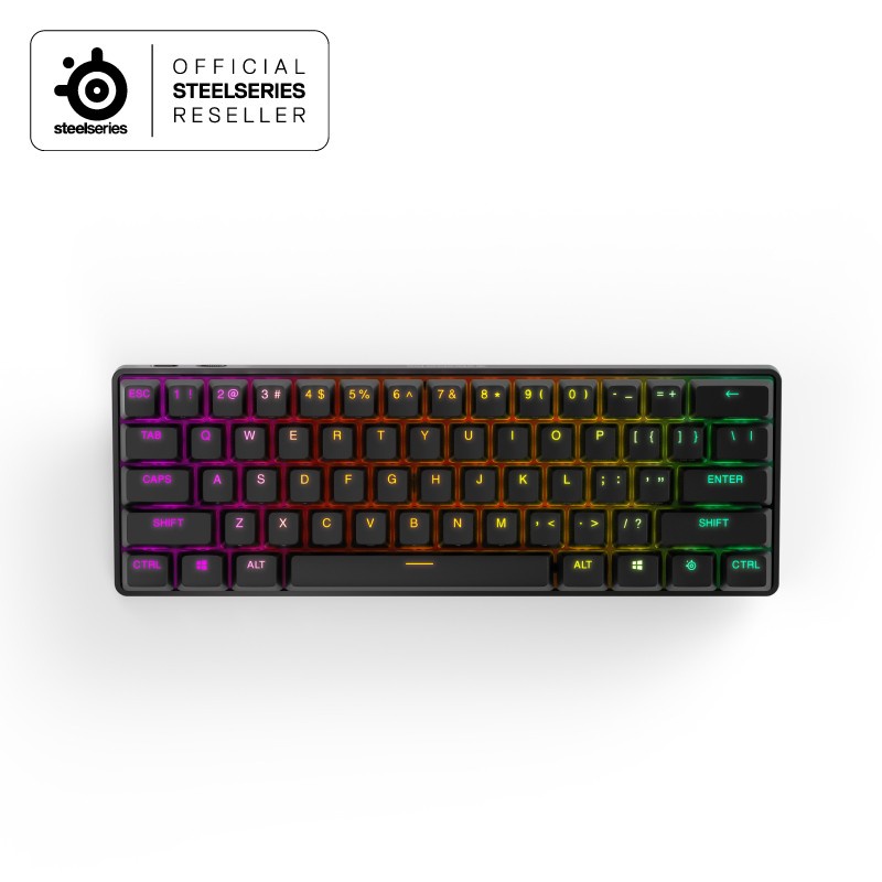 Steelseries Apex Pro Mini 60% Wireless • Keyboard Gaming OmniPoint 2.0 - Garansi Resmi 1 Tahun