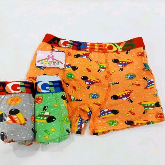 CD BOXER AGREE KIDS || CELANA DALAM AGREE KIDS || CD BOXER ANAK COWOK
