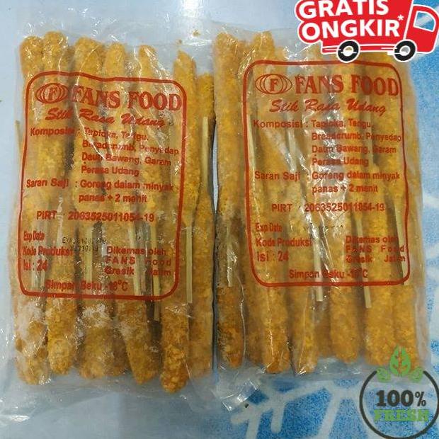 

PRODUK KEREN [PASTI FRESH]STIK UDANG ISI 24/TERENAK GURIH ❄ 864