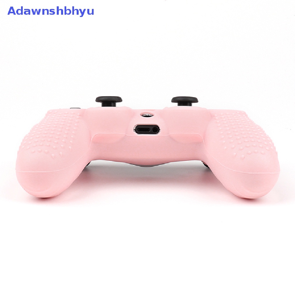 Adhyu Baru Merah Muda Lembut Silikon Pelindung Case Untuk PS4 Controller Kulit Gamepad Case Cover Video Game Aksesoris Untuk PS4 Joy Cases ID