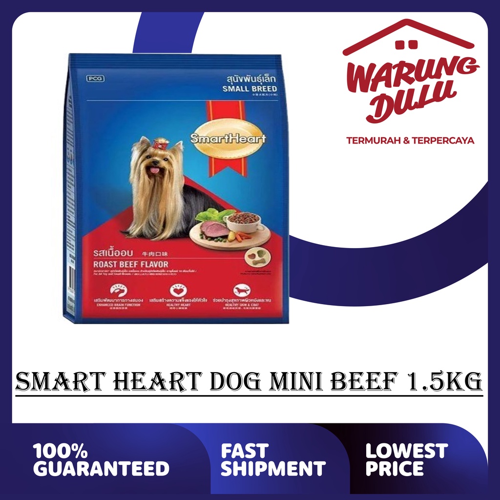 SMART HEART DOG  ALL VARIAN 1.5kg (GRAB/GOSEND)