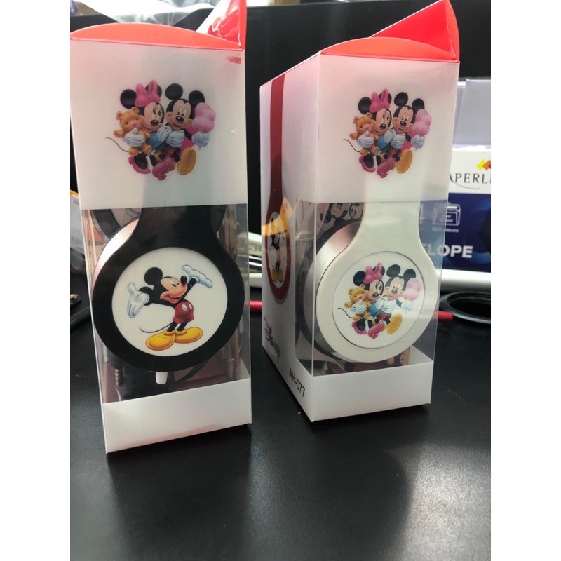 HEADPHONE  BANDO KARAKTER MICKEY &amp; MINNIE TYPE AH-077