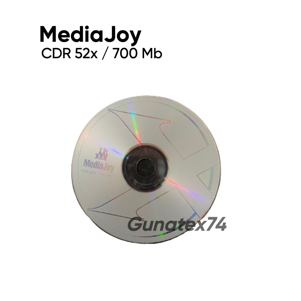 CD Kosong CD-R MediaJoy Pack 100 Pcs MediaJoy 52x 700 Mb CDR Media Joy CD Kosong Termurah CD Grosir 