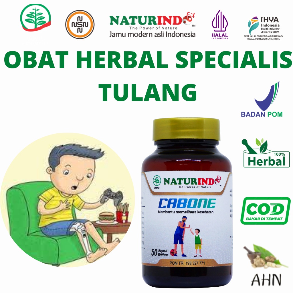 CABONE Jamu Penutrisi Menutrisi Tulang Mencegah Sakit Gigi Berlubang Sensitif Gusi Bengkak Mengobati