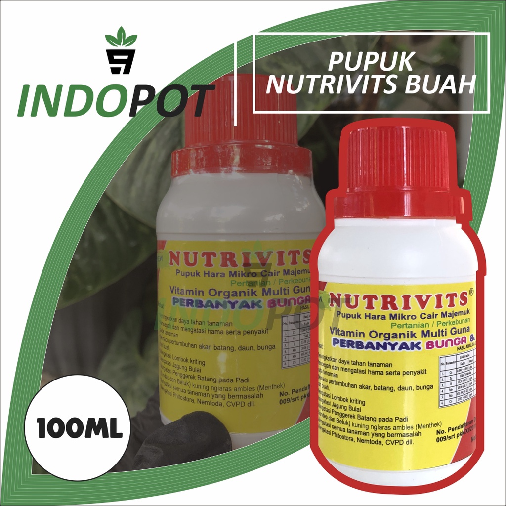 Jual Pupuk Nutrivits Pupuk Hara Mikro Cair Majemuk Pupuk Cair