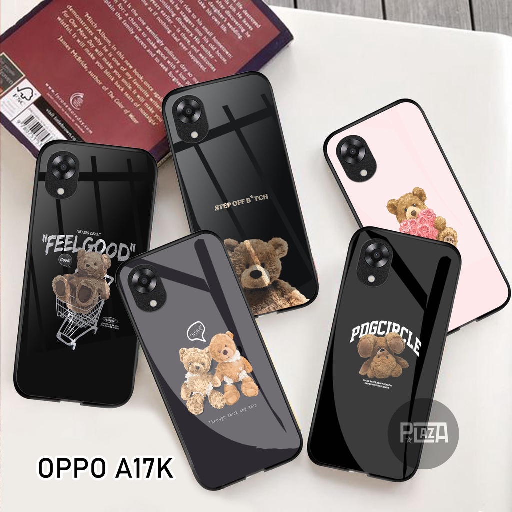 Softcase Glass Kaca [K130] OPPO A17K Terbaru Casing Handphone-Pelindung Handphone