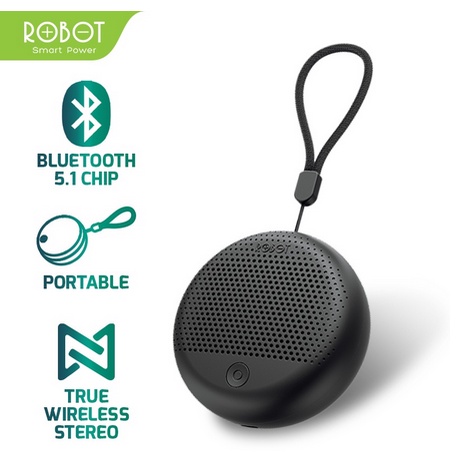 ITSTORE Speaker Bluetooth Chip 5.1 Portable ROBOT RB30 TWS True Wireless Stereo Original - Garansi 1 Tahun