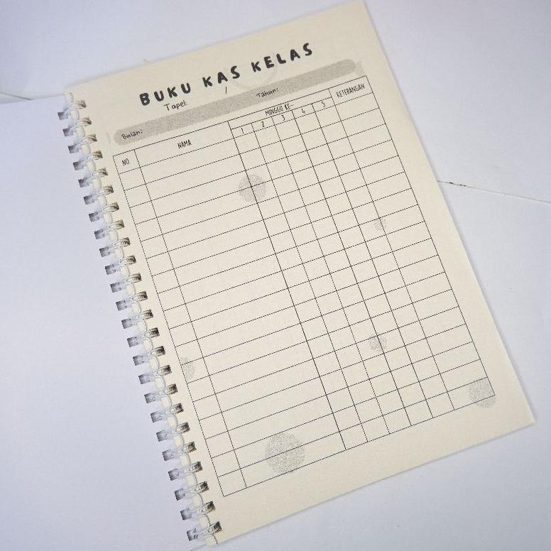 

(A-P5P)(➸) Buku Kas Kelas A5/ Notebook A5 Jilid Spiral amanah