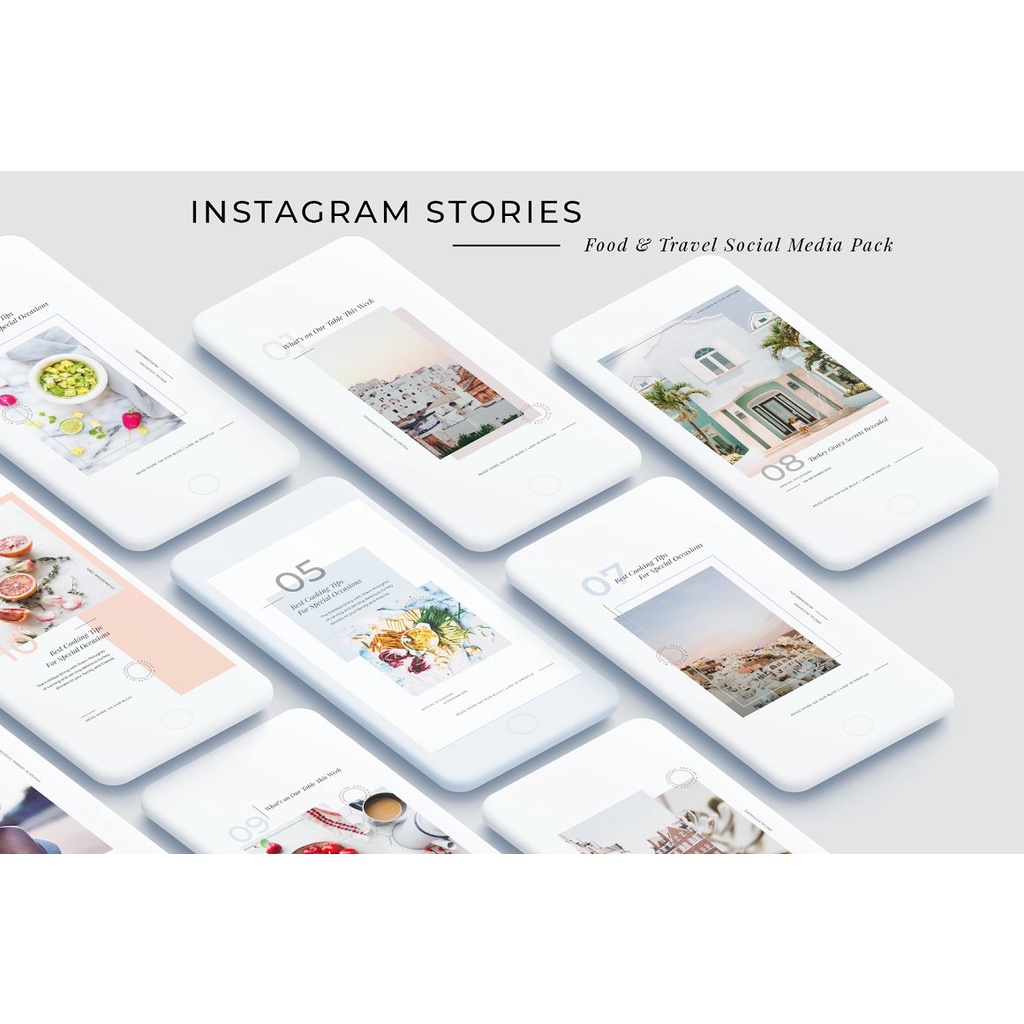 Food &amp; Travel igStories Pack