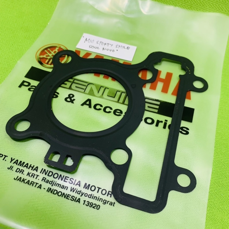 paking gasket blok kop head cylinder yamaha mio mio soul mio sporty mio smile fino nouvo okode part 5lw original