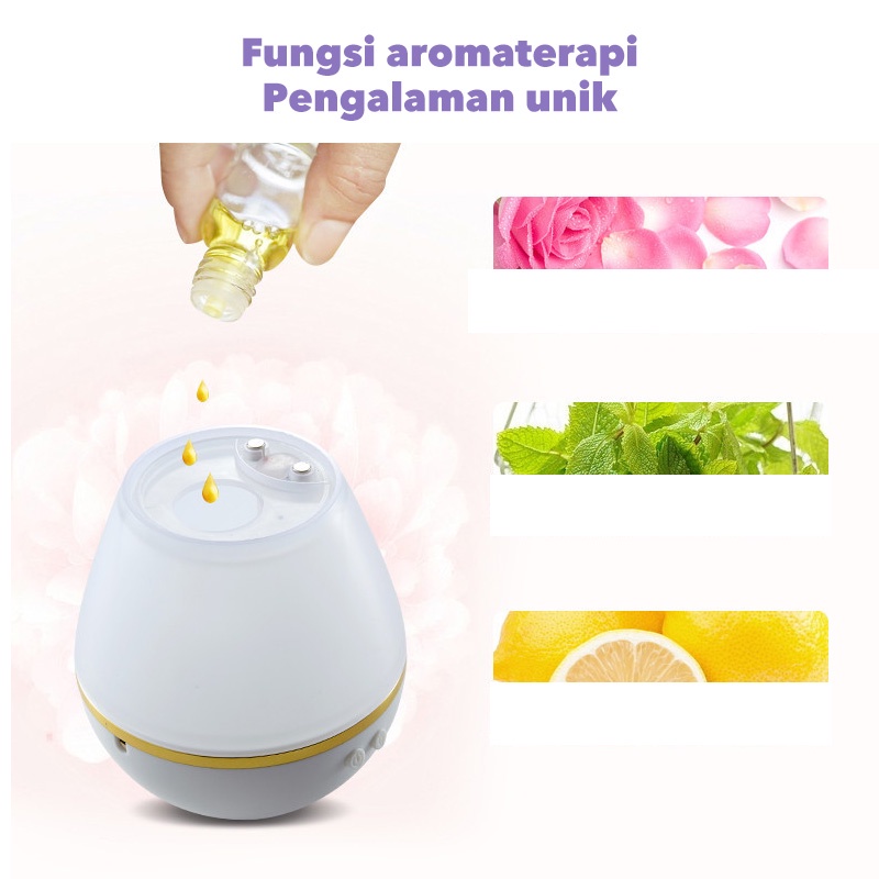 Holiven Ultrasonic Air Humidifier 250ML Oil Diffuser Aroma Terapi Pengharum Ruangan