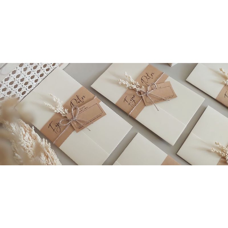 Undangan Pernikahan | Undangan rustic SC35 | Undangan Pernikahan Rustic