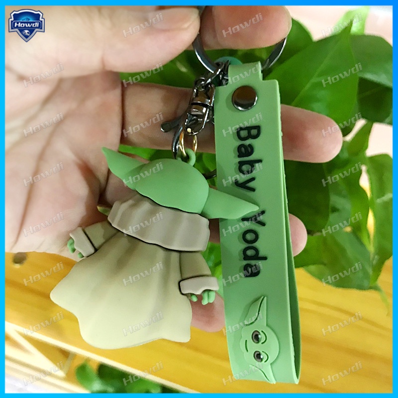 Kartun Yoda Bayi Gantungan Kunci Bayi YOUDA Star Wars Trend Keychain Indah Epoxy Tas Liontin Gantungan Kunci Mobil