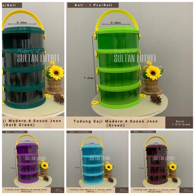 rak lauk modern susun 4 tudung saji modern 4 susun rantang lauk