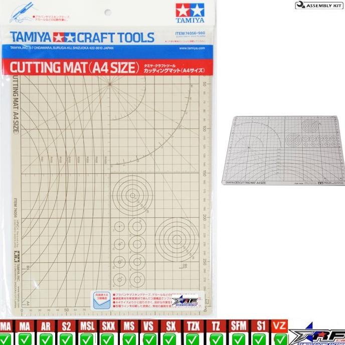 

Terlaris TAMIYA 74056 CRAFT TOOLS CUTTING MAT (A4 SIZE) Termurah