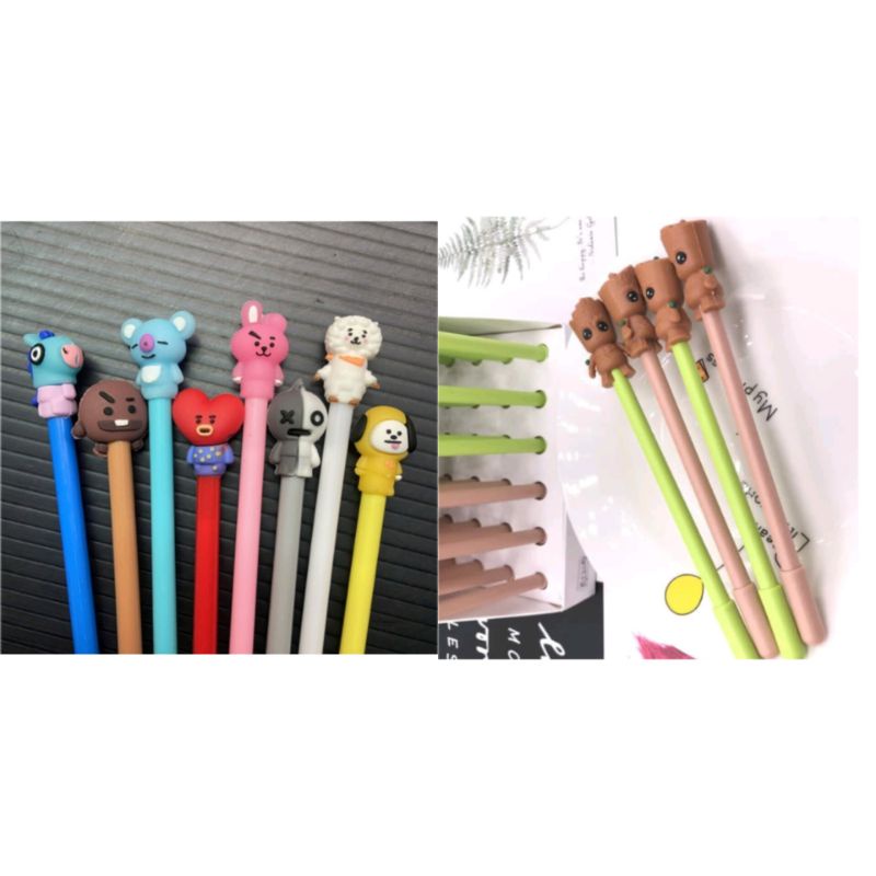 

pulpen karakter lucu//pen gel karakter random/pulpen karakter bintang