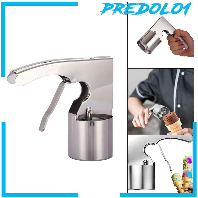 Predolo1 Alat Pembuat Es Krim Bahan Stainless Steel