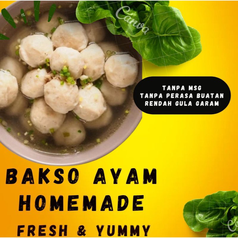 

BAKSO AYAM HOMEMADE 500GR (NO MSG)