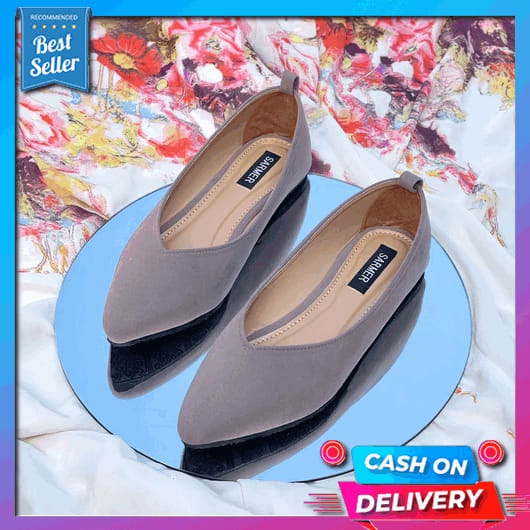 Flatshoes Wanita Terbaru 2022 Kekinian Viral Sepatu Pletsus Pletshoes Dewasa Sendal Flet Sandal Plat