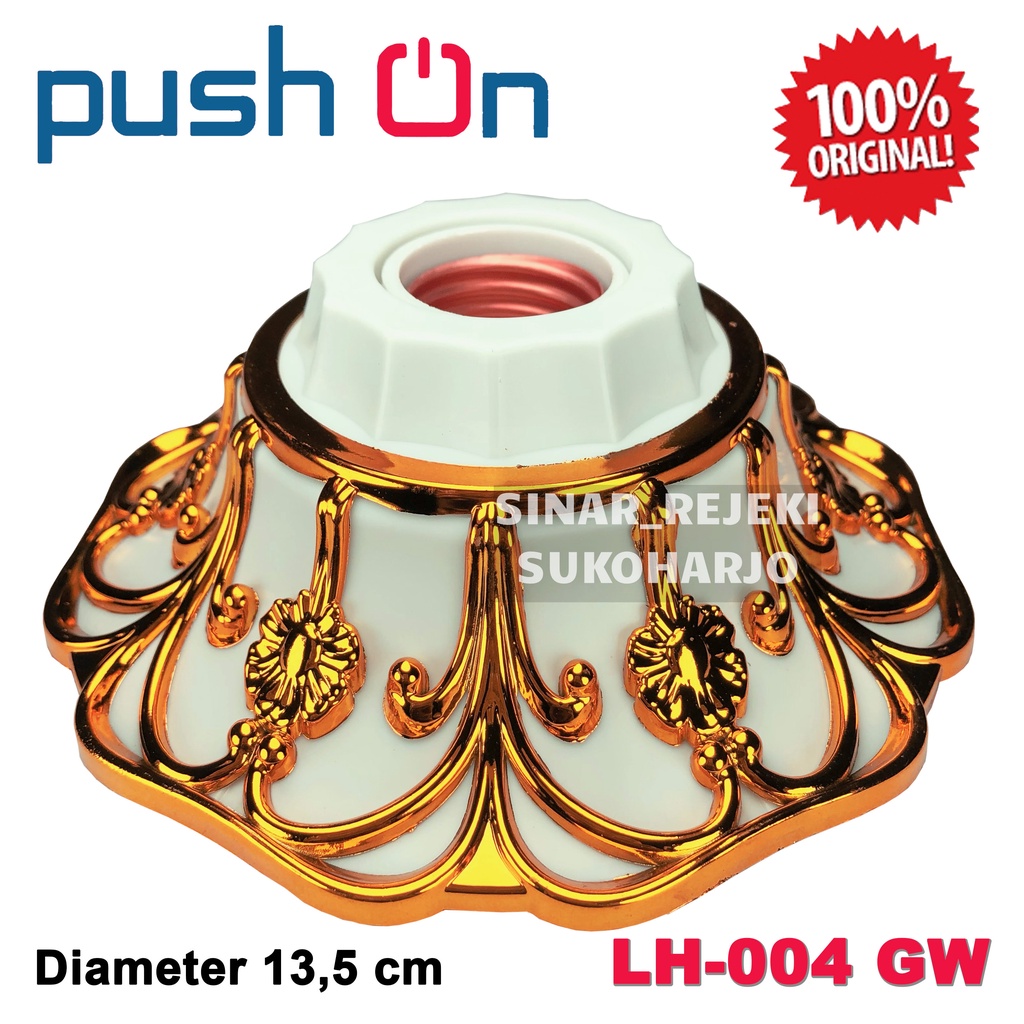 Push ON Fitting Lampu Hias / Fitting Hias / Fitting Plafon / Fittting Lampu Ornamen / Fitting Lampu Plafon Hias Murah