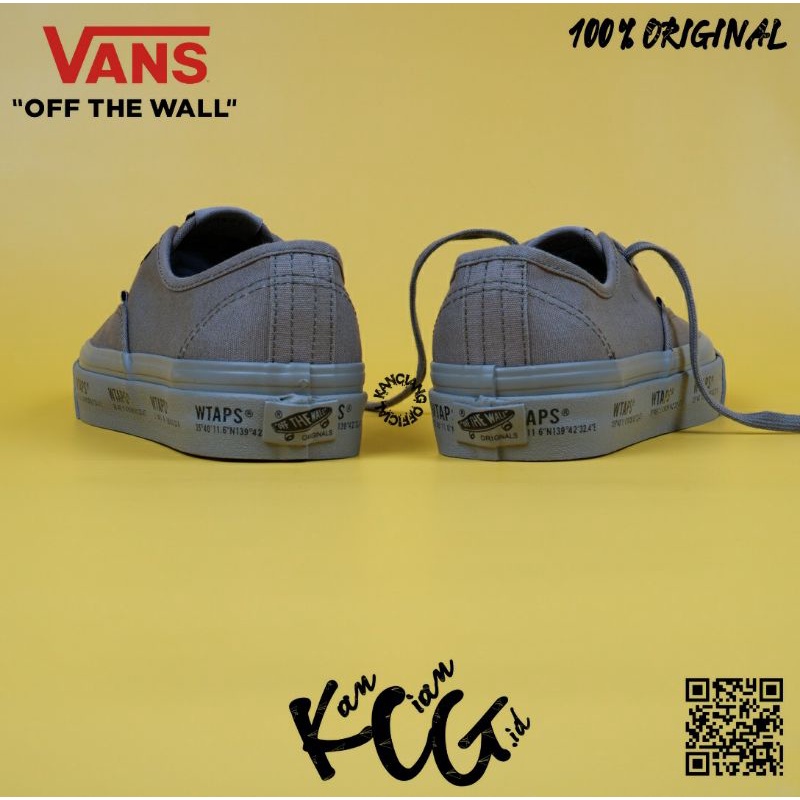 Vans Authentic WTAPS Olive Green 100% Original Bnib