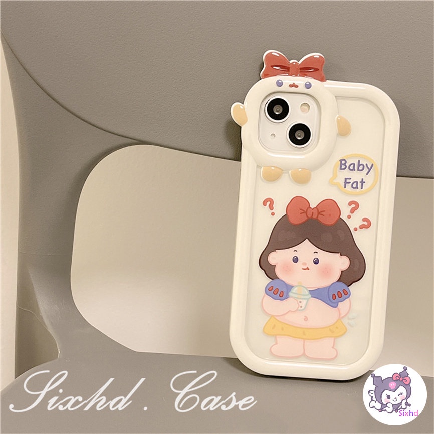 Realme C35 C31 C30 C25Y C21Y C25 C15 C12 C11 C21 C20 C17 C3 9i 7i 6i 5i 5s 5 Narzo 50A 50i Prime 3D Bow Phone Case Cute Mermaid Princess Phone Soft Cover