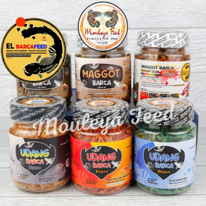[EL BARCA COD] kemasan 30gr (udang barca pro, blue, maggot growth, cricket, uljer, ulhong)