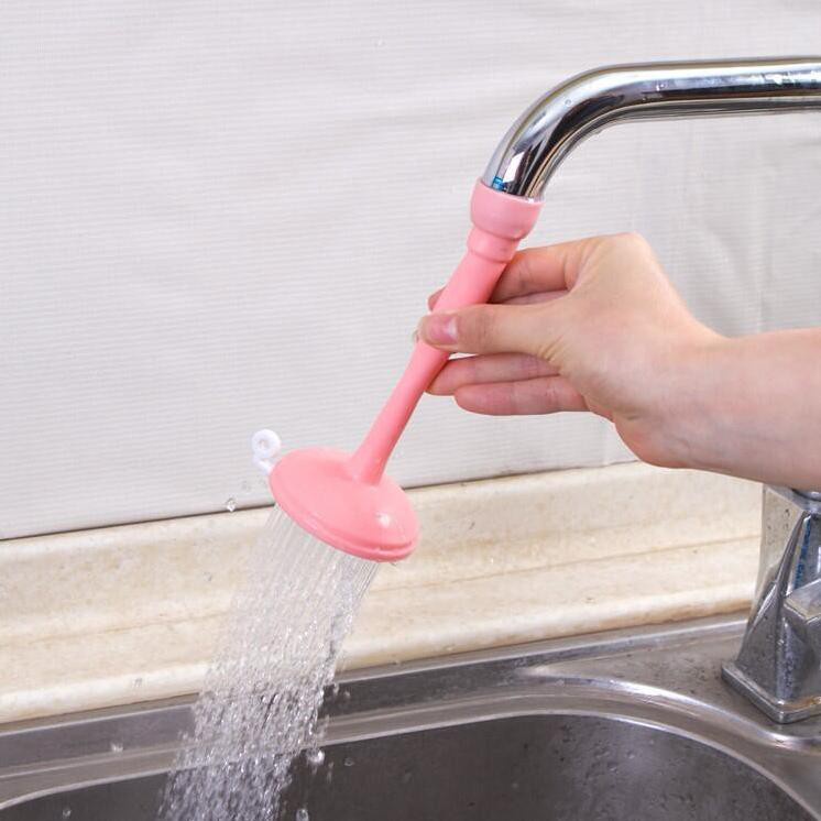 ( Serba Serbi)Penyambung Keran Air Wastafel  Silikon Panjang Flexible 2 Mode 15 cm/Sambungan Kran Air Dapur Faucet Shower Pemancur Silicone