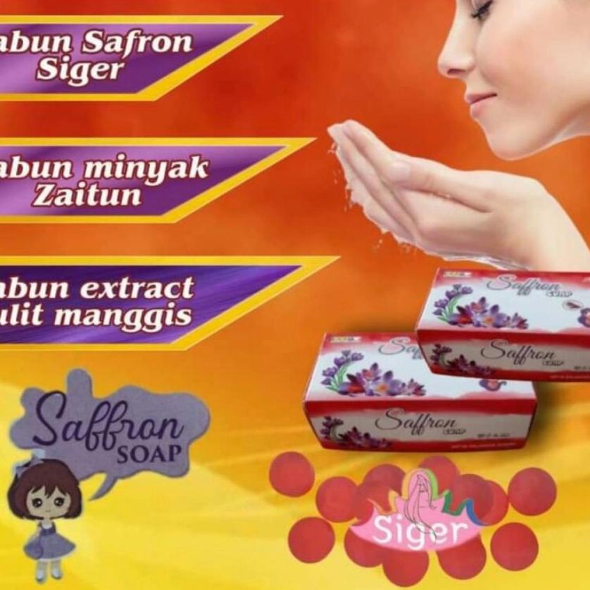 arty5Y9k SABUN SAFRON / SAFFRON SIGER SOAP COLLAGEN ORIGINAL