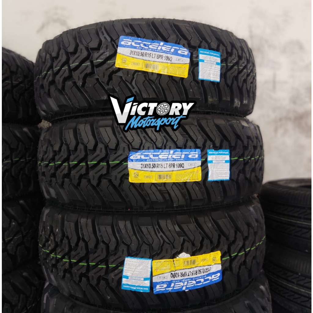 Ban Mobil Offroad Murah 31x10,50 Ring 15 Merk Accelera Ban Catok Offroad Ring 15 Buat Jimny Hardtop 